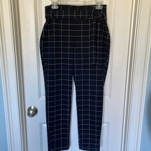 New York and Company 7th Avenue Windowpane Slacks - Trousers